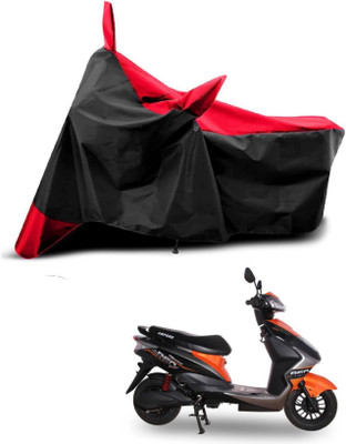 SK AUTO Two Wheeler Cover for Ampere(REO BS6, Red, Black)