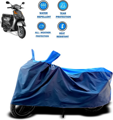 CODOKI Two Wheeler Cover for Indus(Yo Style, Blue)