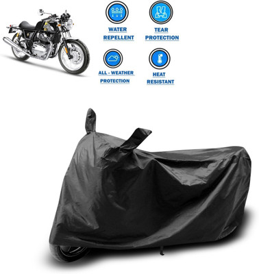 PAGORA Two Wheeler Cover for Royal Enfield(Continental GT 650, Black)