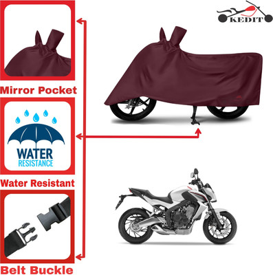 SK AUTO Two Wheeler Cover for Honda(CB1000R Plus, Maroon)