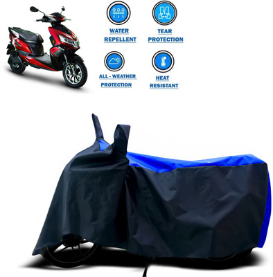 CODOKI Two Wheeler Cover for Okinawa(i-Praise, Blue)