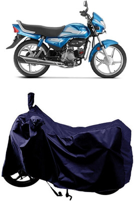 SUGASHRI Waterproof Two Wheeler Cover for Hero(CD deluxe, Blue)