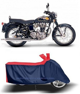 DSAMI Two Wheeler Cover for Royal Enfield(Twin spark, Blue)