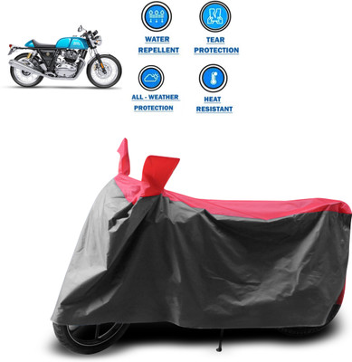 CODOKI Two Wheeler Cover for Royal Enfield(Continental GT, Grey)
