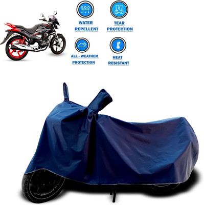 CODOKI Two Wheeler Cover for Hero(CBZ, Blue)