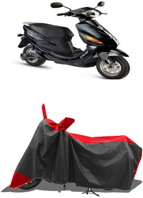 SUGASHRI Waterproof Two Wheeler Cover for Hero(Electric Cruz BS6, Red, Black)