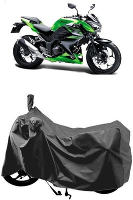 SUGASHRI Waterproof Two Wheeler Cover for Kawasaki(Z250, Grey)