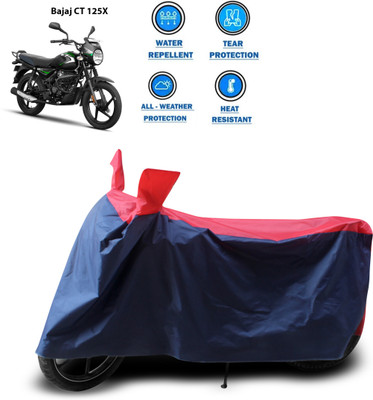 CODOKI Two Wheeler Cover for Bajaj(Red)