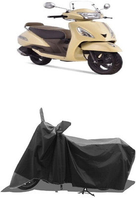 SUGASHRI Waterproof Two Wheeler Cover for TVS(Jupiter classic, Grey, Black)