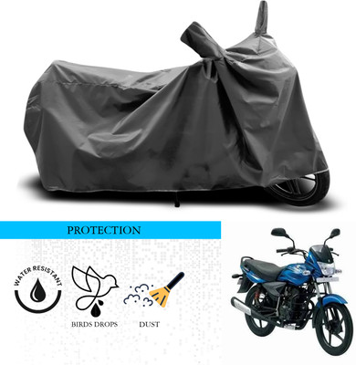 ANTHUB Waterproof Two Wheeler Cover for Bajaj(Platina 125, Grey)