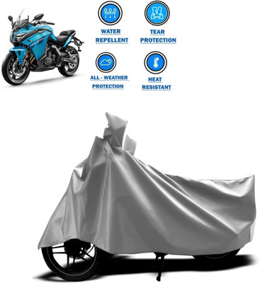 PAGORA Two Wheeler Cover for CFMoto(650GT, Silver)