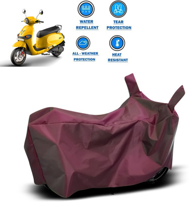 CODOKI Waterproof Two Wheeler Cover for Universal For Bike(Maroon)