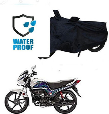SK AUTO Waterproof Two Wheeler Cover for Hero(Passion Pro TR, Black)