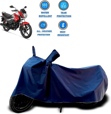 CODOKI Two Wheeler Cover for Hero(Passion Pro i3S, Blue)