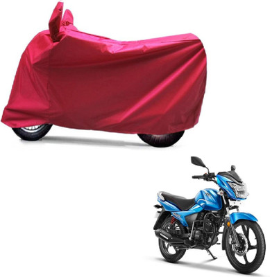 SK AUTO Two Wheeler Cover for TVS(Victor New, Red)