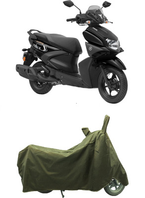 Coxtor Waterproof Two Wheeler Cover for Yamaha(Ray-ZR 125FI BS6, Gold)