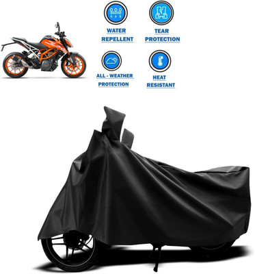 CODOKI Two Wheeler Cover for KTM(Duke 390 ABS, Black)