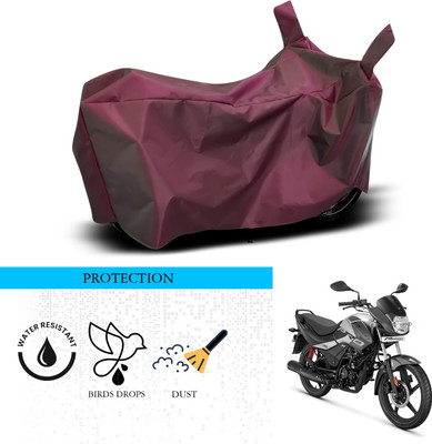 ANTHUB Waterproof Two Wheeler Cover for Hero(Passion Pro i3S, Maroon)