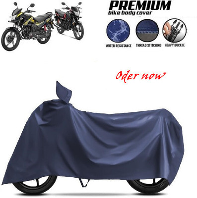 SK AUTO Waterproof Two Wheeler Cover for Honda(SP 125, Beige, Blue)