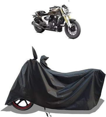 SK AUTO Two Wheeler Cover for TVS(Zeppelin, Black)