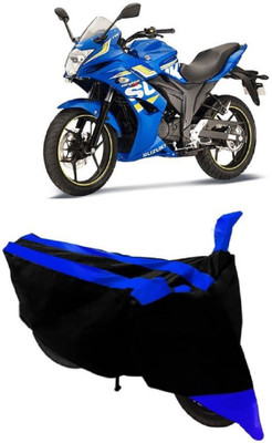 SK AUTO Two Wheeler Cover for Suzuki(Gixxer SF, Blue)