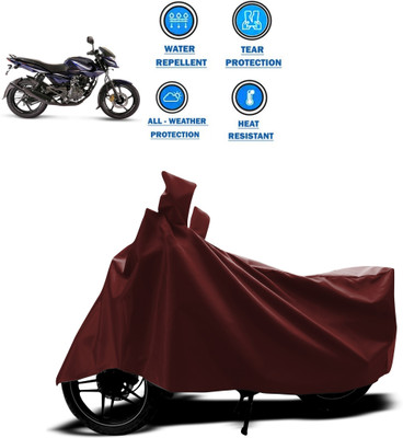 CODOKI Waterproof Two Wheeler Cover for Bajaj(Pulsar 135 LS DTS-i, Maroon)