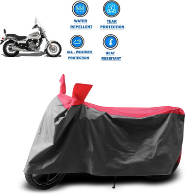 CODOKI Two Wheeler Cover for Bajaj(Avenger Street 220, Grey)
