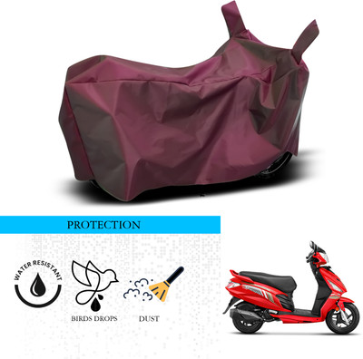 GOSHIV-car and bike accessories Waterproof Two Wheeler Cover for Hero(Maestro Edge, Maroon)