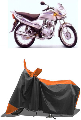 SUGASHRI Waterproof Two Wheeler Cover for LML(Freedom Prima, Orange, Black)
