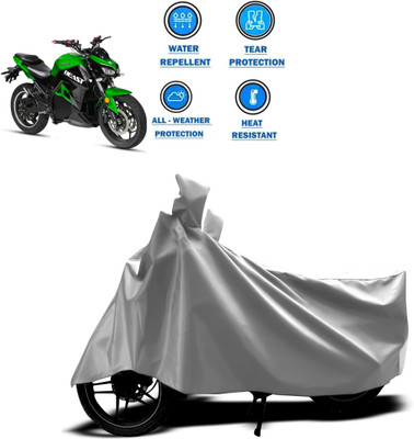 GOSHIV-car and bike accessories Two Wheeler Cover for Universal For Bike(Silver)