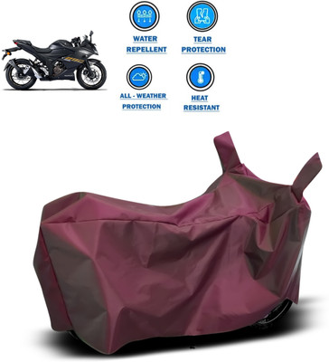 PAGORA Waterproof Two Wheeler Cover for Suzuki(Gixxer 250, Maroon)