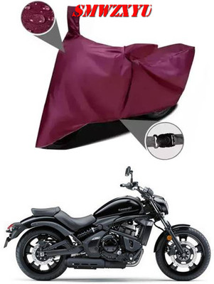 smwzxyu Waterproof Two Wheeler Cover for Kawasaki(Maroon)