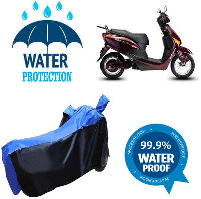 Mdstar Waterproof Two Wheeler Cover for Hero(Electric Optima, Multicolor)