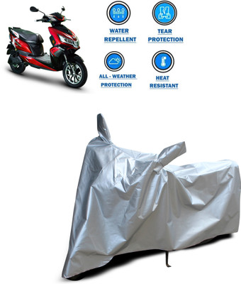PAGORA Two Wheeler Cover for Okinawa(i-Praise, Silver)