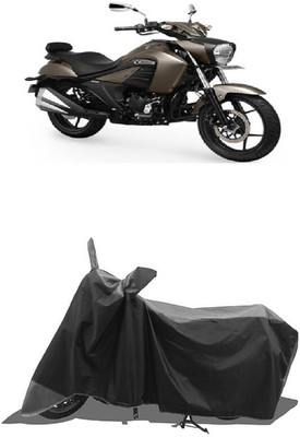 SUGASHRI Waterproof Two Wheeler Cover for Suzuki(Intruder 250 BS6, Grey, Black)
