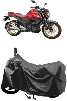 SUGASHRI Waterproof Two Wheeler Cover for Yamaha(FZS-FI V3 BS6 BS6, Grey)
