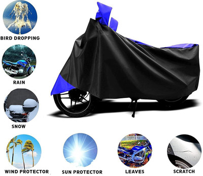 Coxtor Waterproof Two Wheeler Cover for Hero(Glamour, Blue)