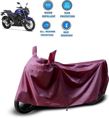 CODOKI Waterproof Two Wheeler Cover for Yamaha(Maroon)