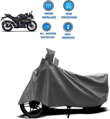 CODOKI Two Wheeler Cover for Suzuki(Gixxer 250, Grey)