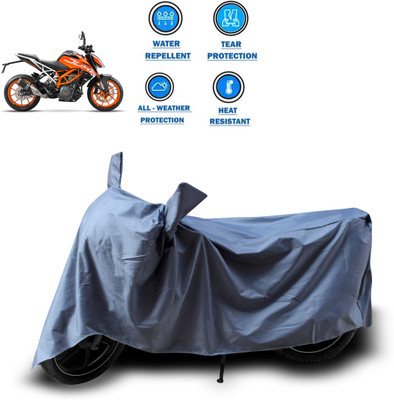 CODOKI Two Wheeler Cover for KTM(Duke 390 ABS, Grey)