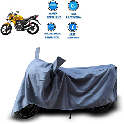CODOKI Two Wheeler Cover for Honda(CB Twister, Grey)