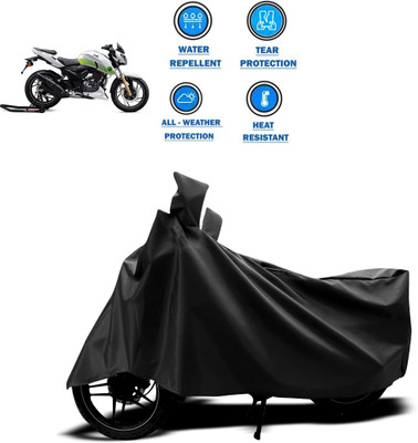 PAGORA Two Wheeler Cover for TVS(Apache RTR 200 Fi E100, Black)