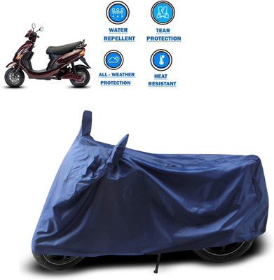PAGORA Two Wheeler Cover for Hero(Electric Wave Dx, Blue)