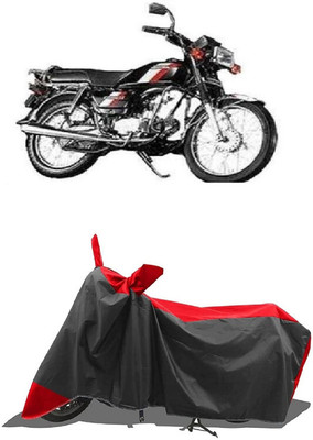 SUGASHRI Waterproof Two Wheeler Cover for Hero(CD 100 SS, Red, Black)