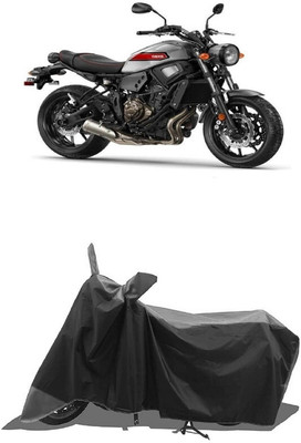 SUGASHRI Waterproof Two Wheeler Cover for Yamaha(XSR300, Grey, Black)