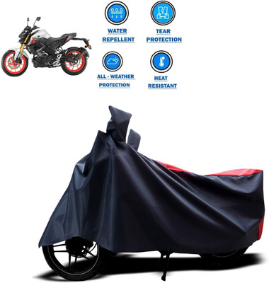GOSHIV-car and bike accessories Two Wheeler Cover for Yamaha(Red)