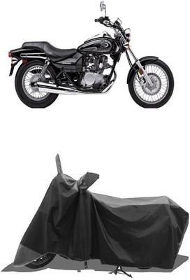 SUGASHRI Waterproof Two Wheeler Cover for Bajaj(Eliminator, Grey, Black)