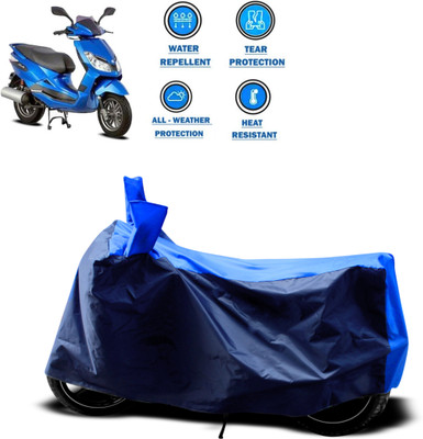 CODOKI Two Wheeler Cover for Bajaj(Blade 125, Blue)