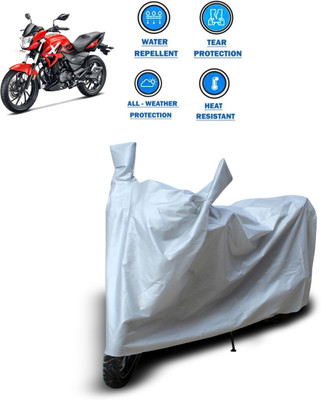 CODOKI Two Wheeler Cover for Hero(Xtreme 200R, Silver)