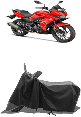 SUGASHRI Waterproof Two Wheeler Cover for Hero(Xtreme, Grey, Black)